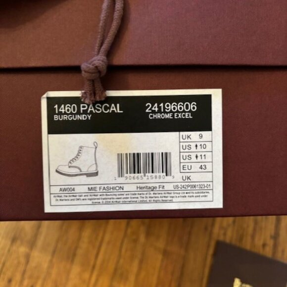 Dr. Martens English made Red size 10US - Picture 4 of 7